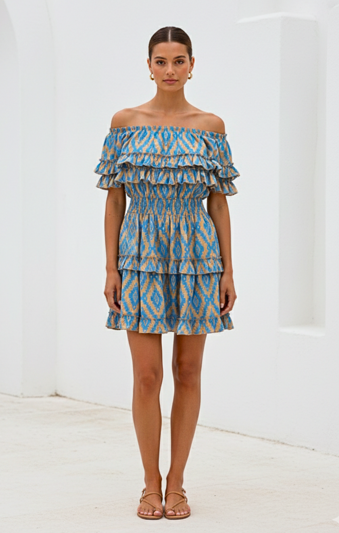 Riza Off-the-Shoulder Mini Dress