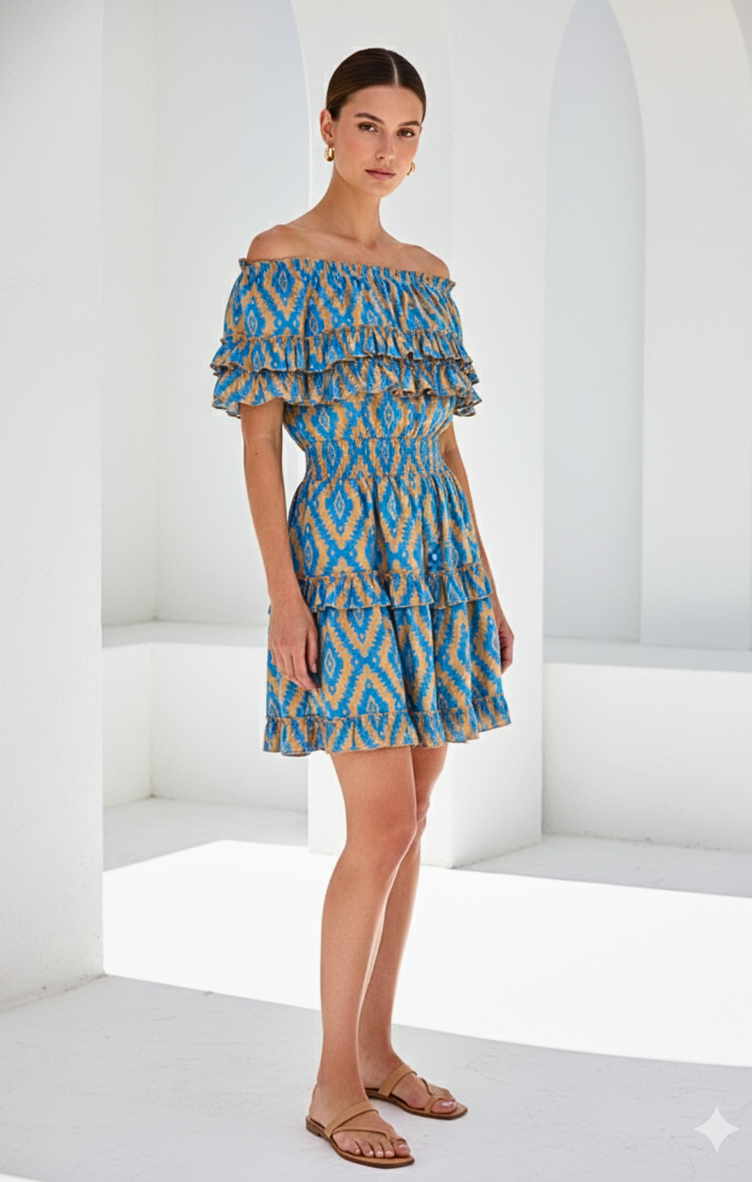 Riza Off-the-Shoulder Mini Dress