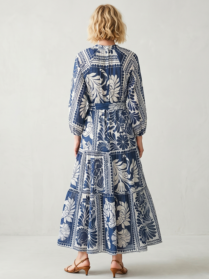 ROSE TIERED MAXI DRESS