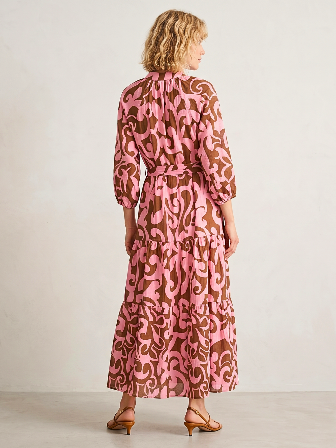 ROSE TIERED MAXI DRESS