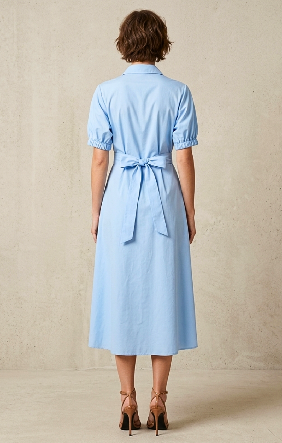 SAMARA COTTON POPLIN MAXI DRESS