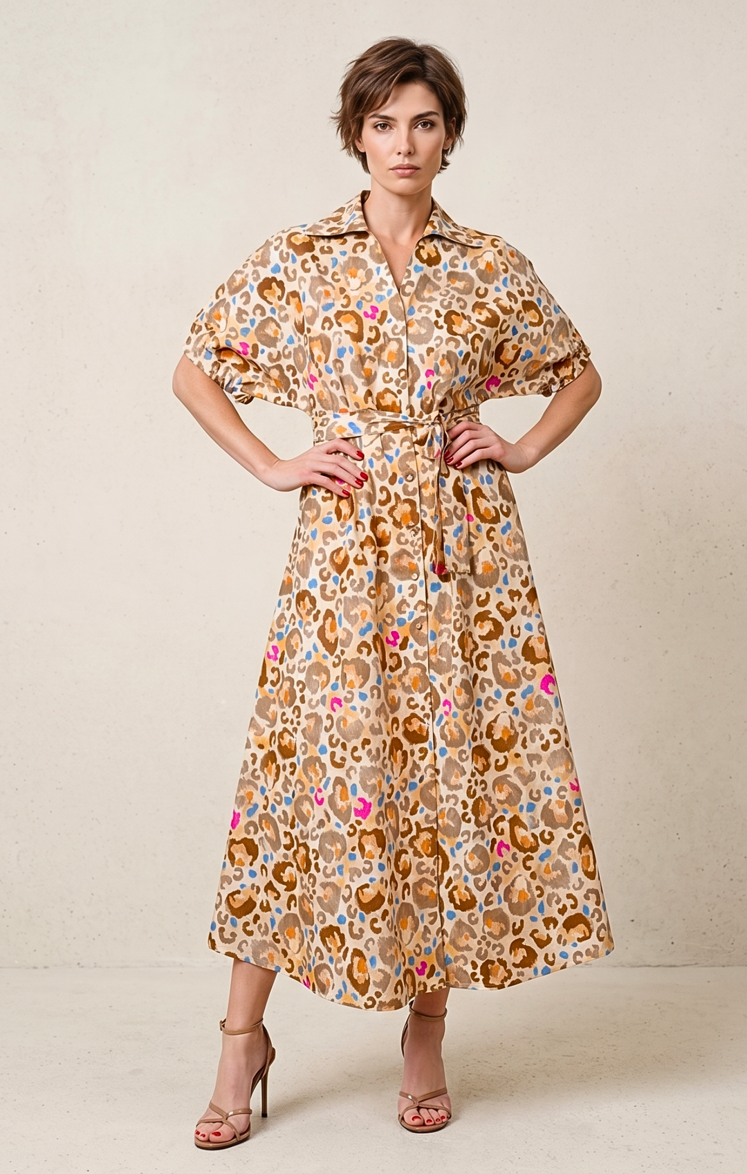 SAMARA COTTON POPLIN MAXI DRESS