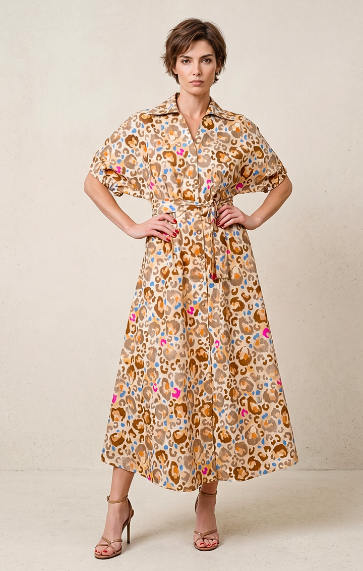 SAMARA COTTON POPLIN MAXI DRESS