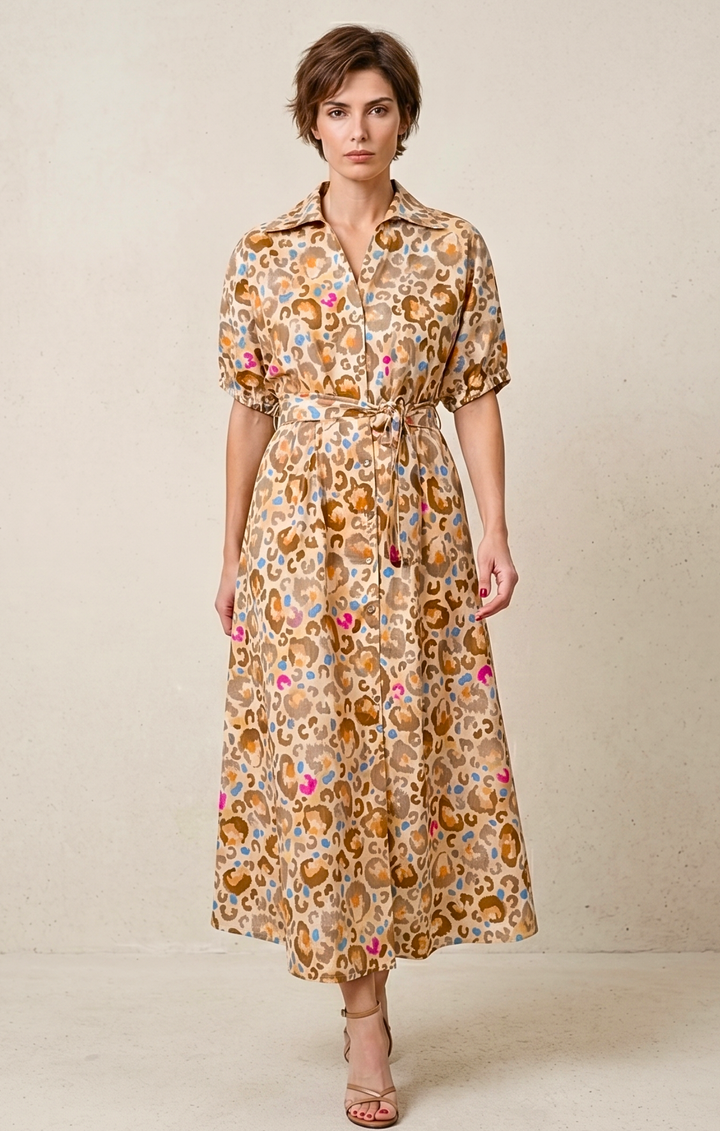 SAMARA COTTON POPLIN MAXI DRESS