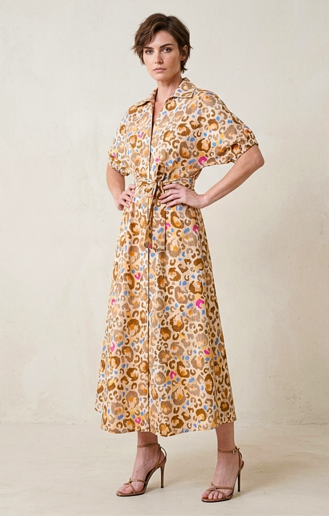 SAMARA COTTON POPLIN MAXI DRESS