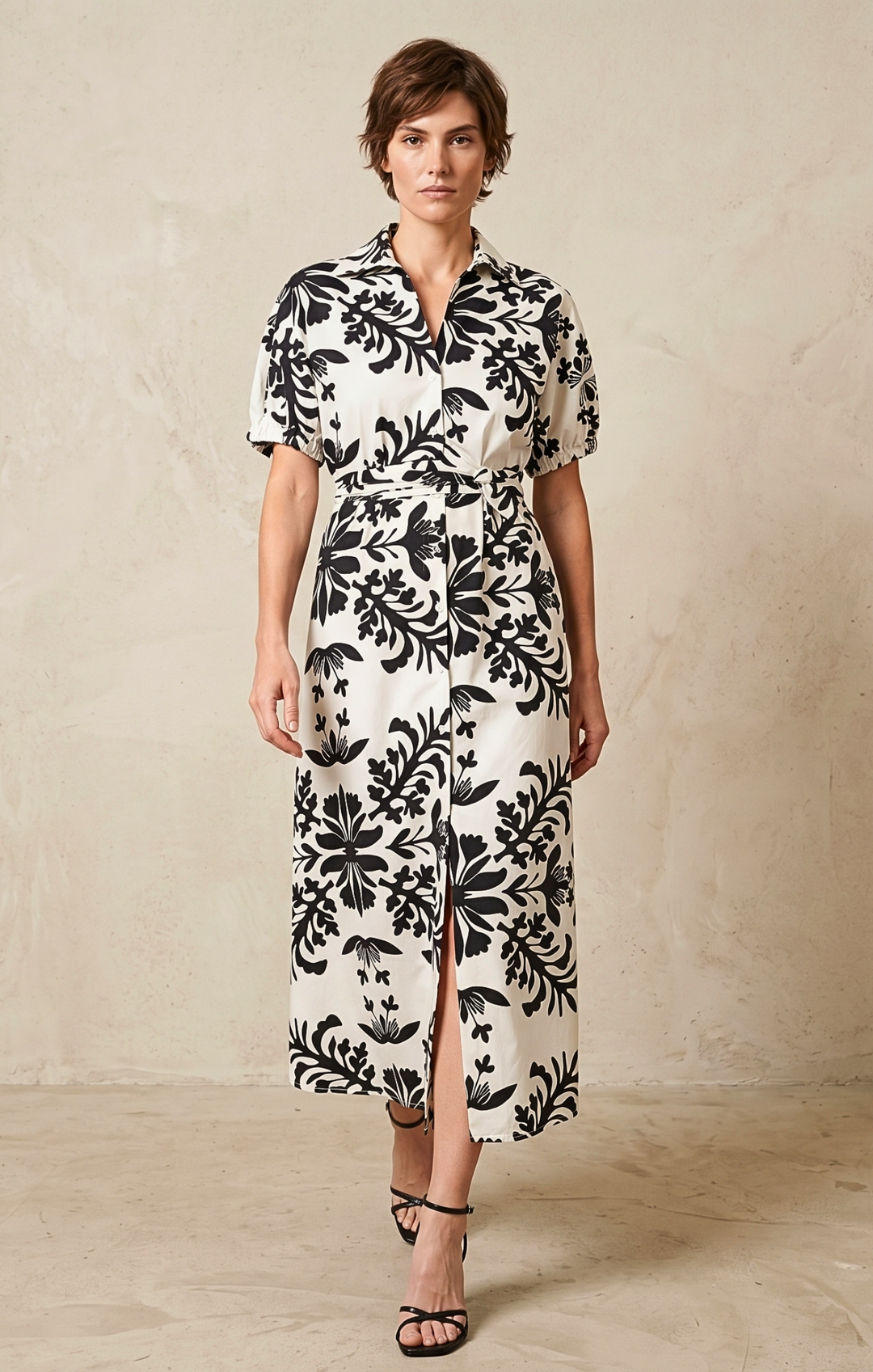 SAMARA COTTON POPLIN MAXI DRESS