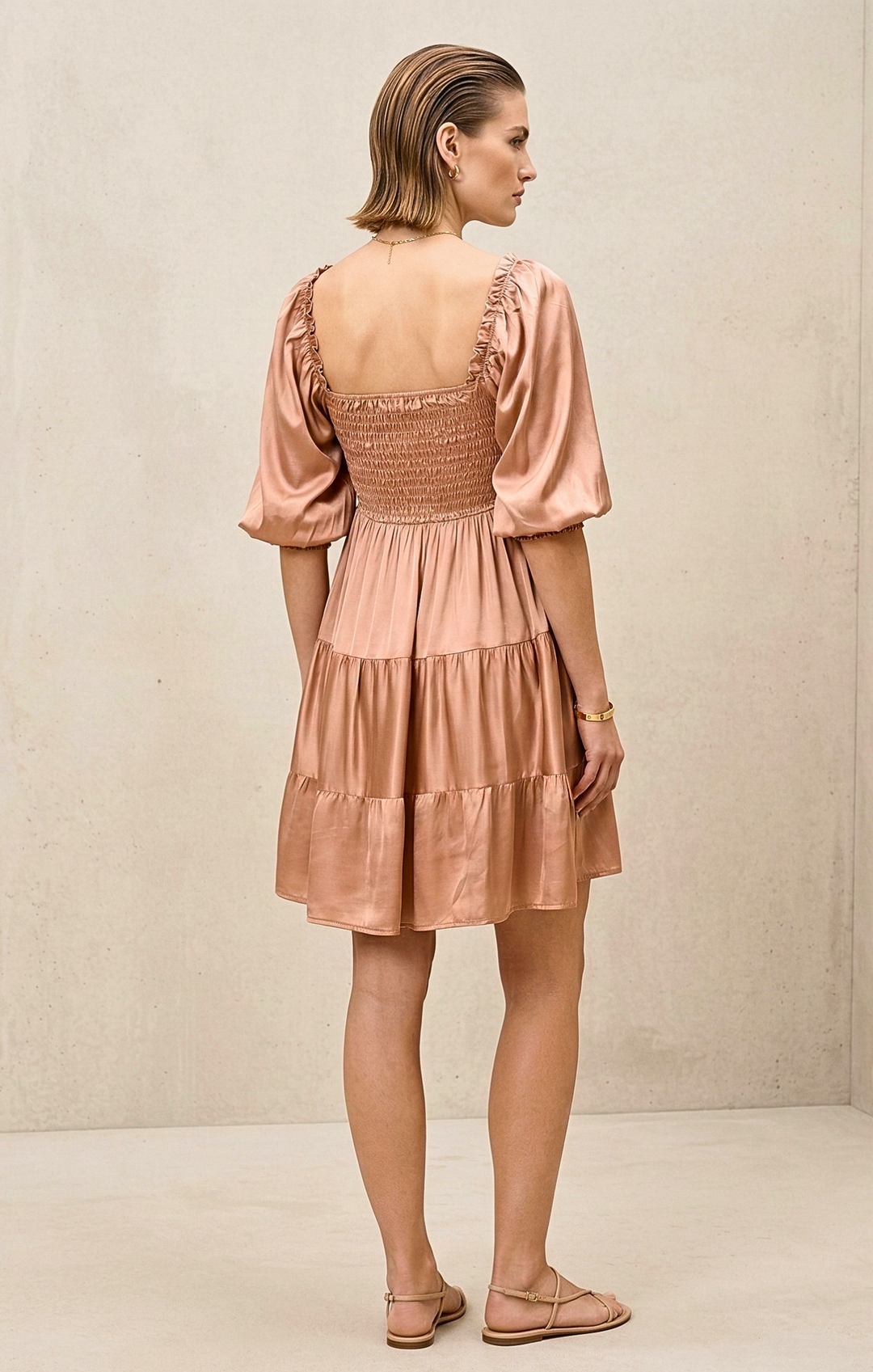 Shilo Boho Chic Tiered Mini  Dress