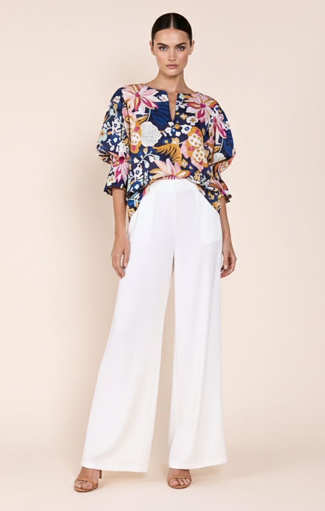 Josie Radiant  Puff-Sleeve Tunic