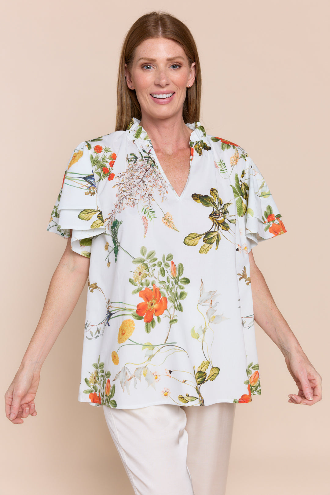 EUNICE | Tops | Blouse, Cotton, NEW ARRIVALS, PRINT, SS24, Tops | shop-sofia
