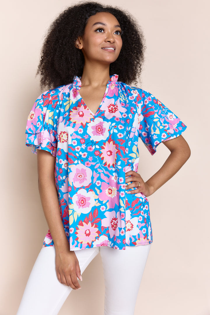 EUNICE | Tops | Blouse, Cotton, NEW ARRIVALS, PRINT, SS24, Tops | shop-sofia