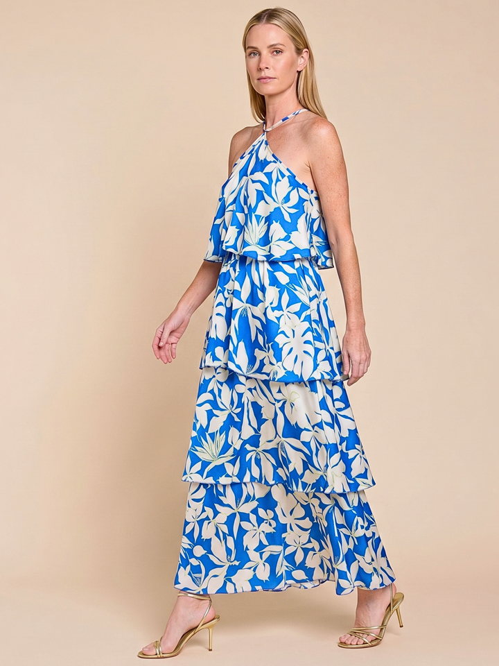 SURIANA TROPICAL TIERED MAXI