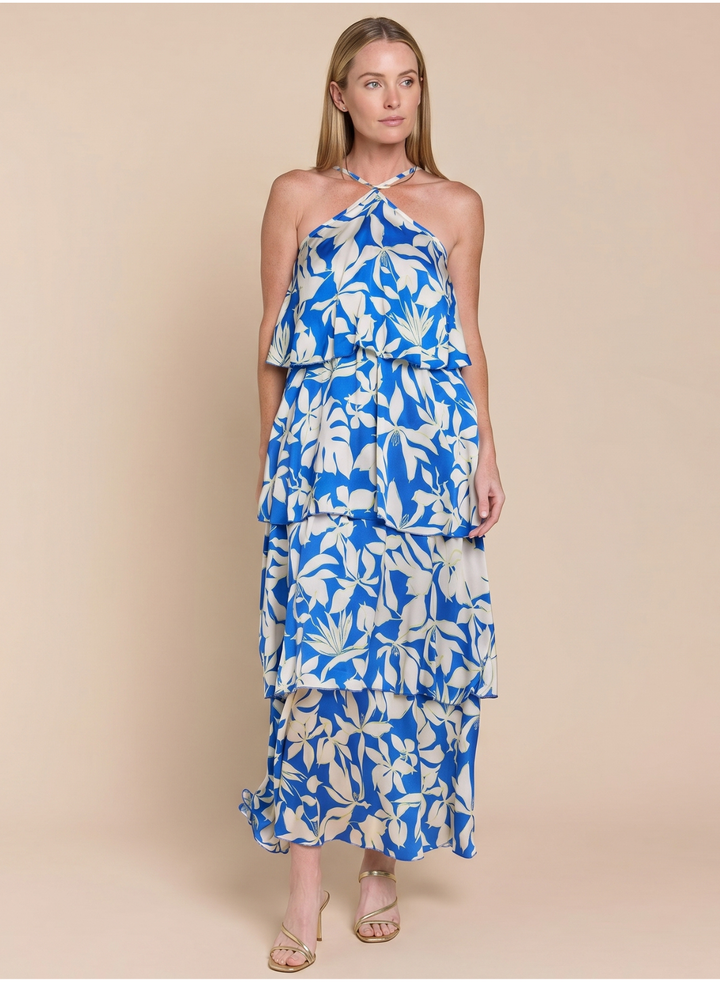 SURIANA TROPICAL TIERED MAXI