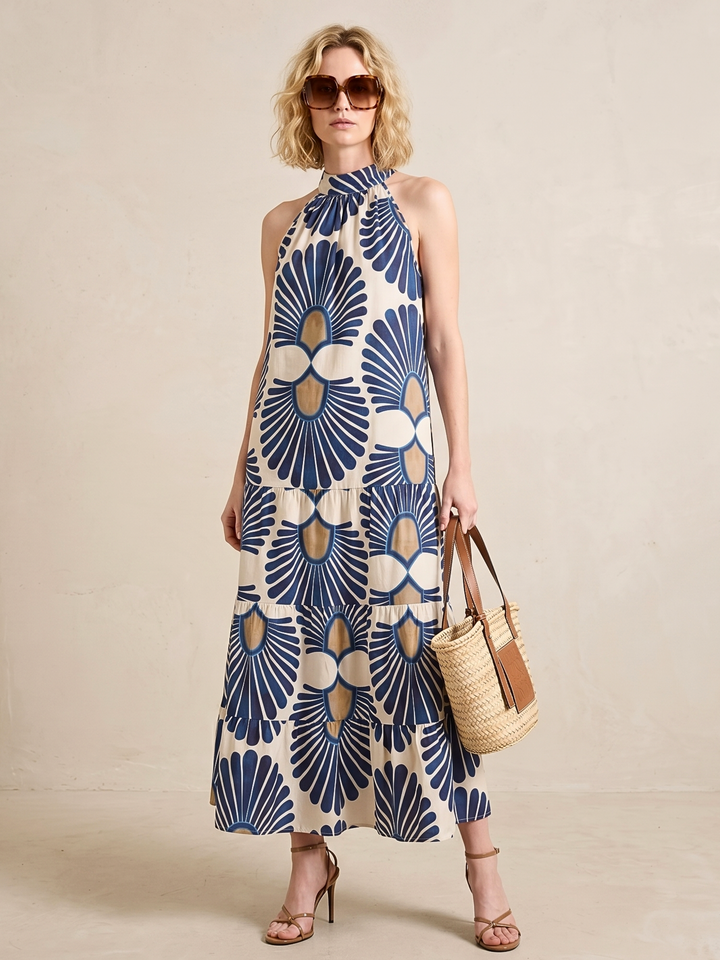 ROBERTA HALTER MAXI DRESS