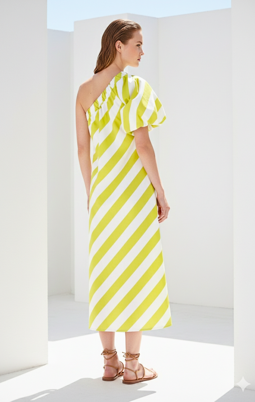 Blaire  One-Shoulder Maxi Dress - Summer Beach Goddess