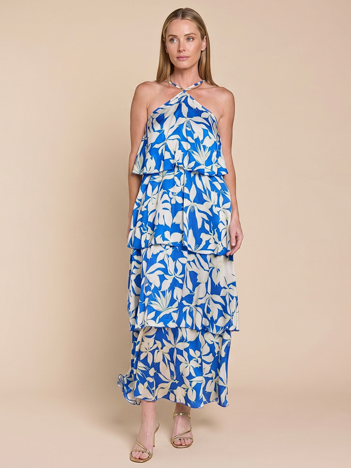 SURIANA TROPICAL TIERED MAXI