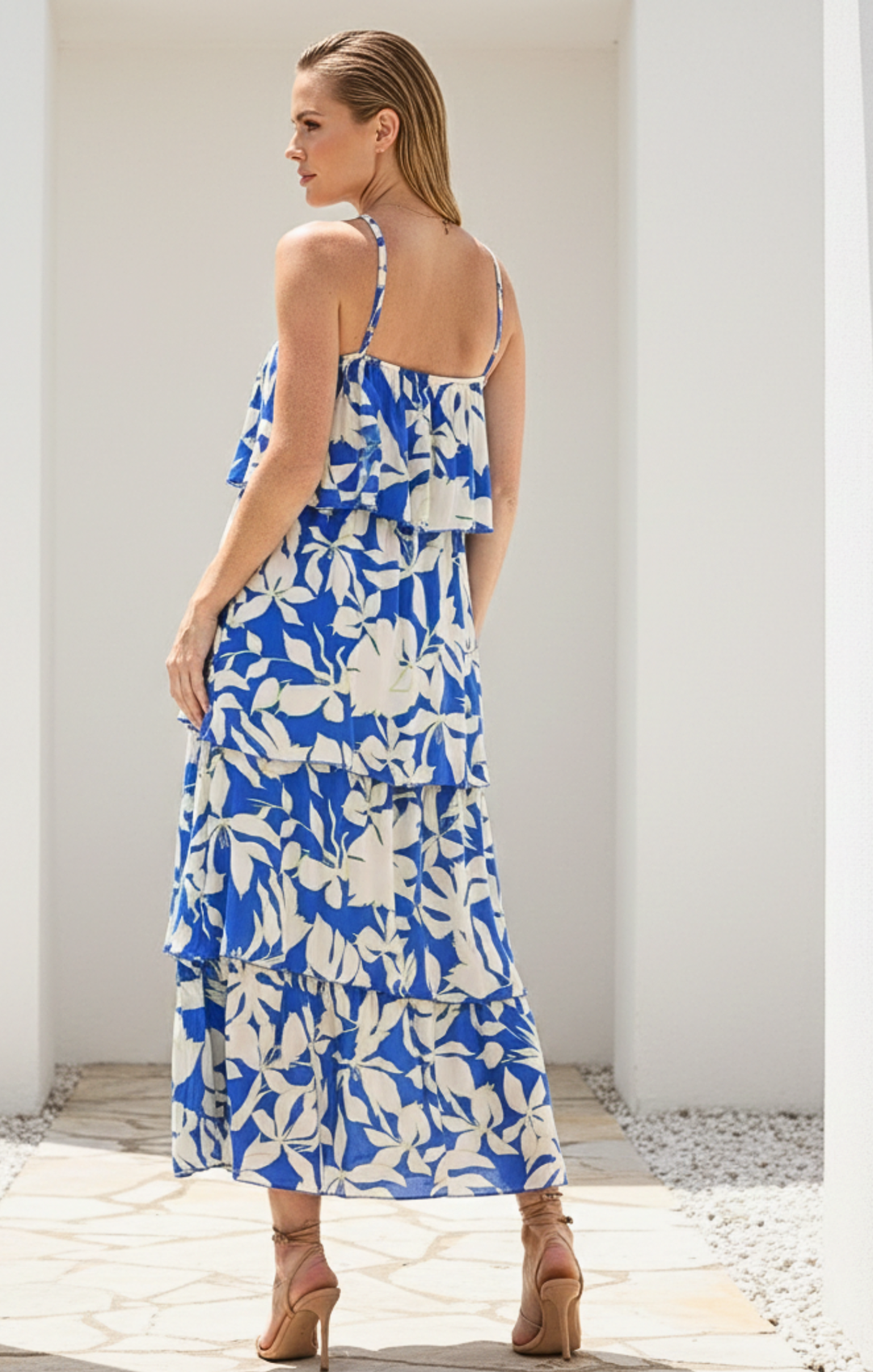 Suriana Tropical Tiered Maxi
