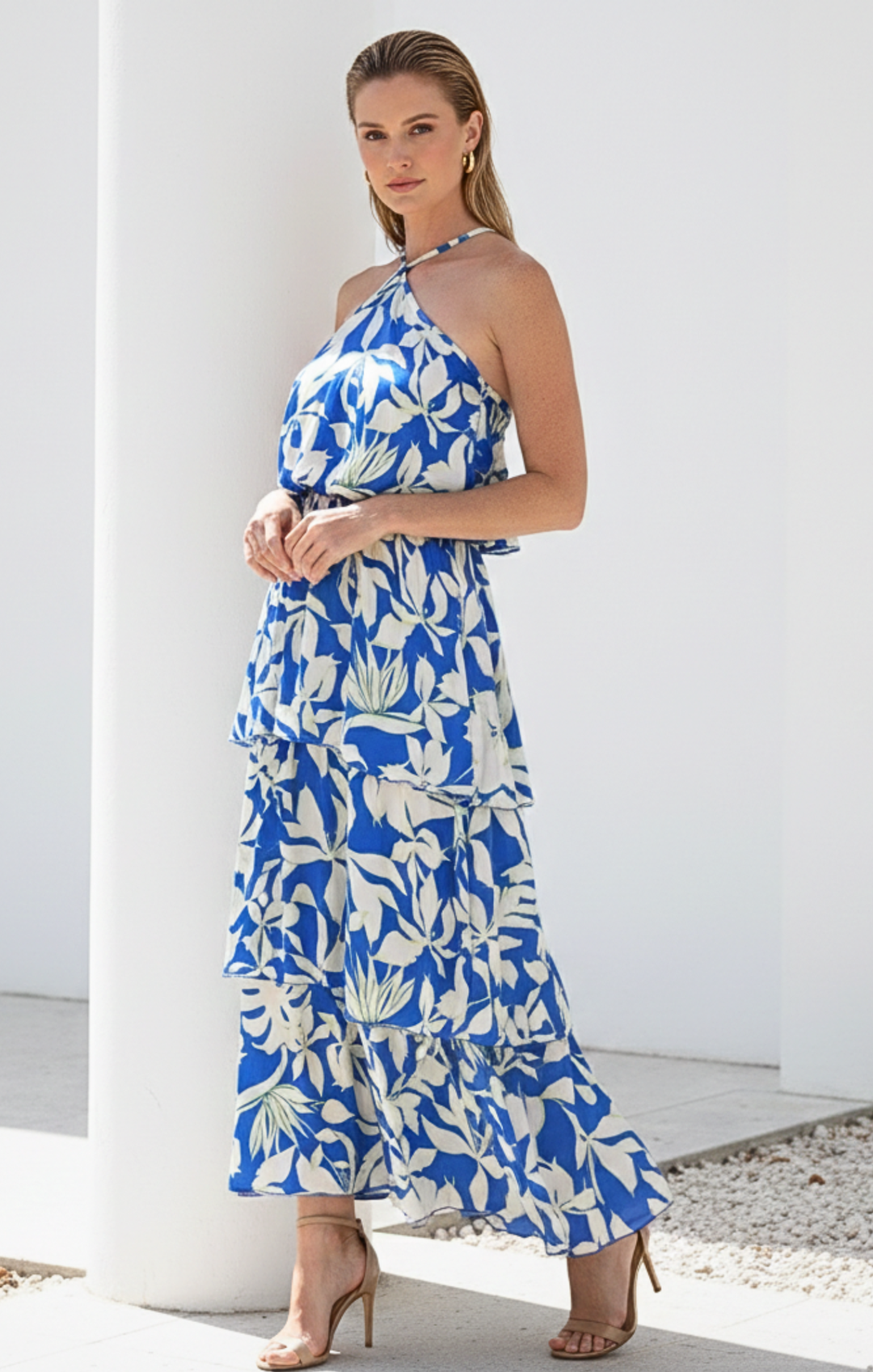 Suriana Tropical Tiered Maxi