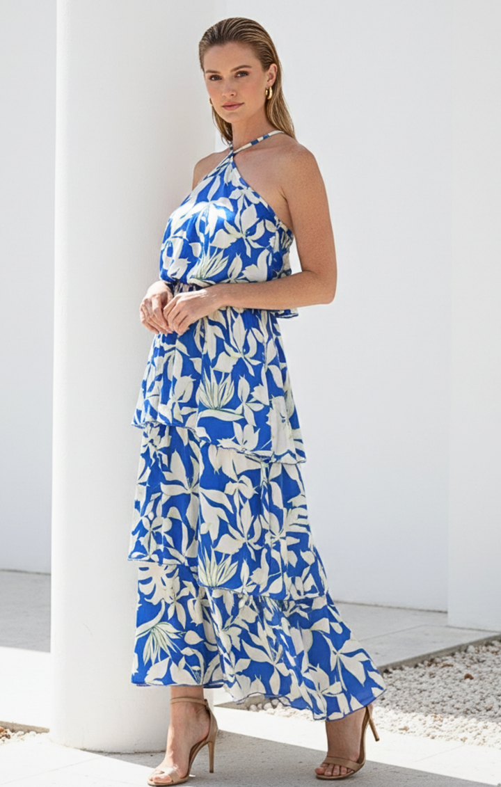 Suriana Tropical Tiered Maxi
