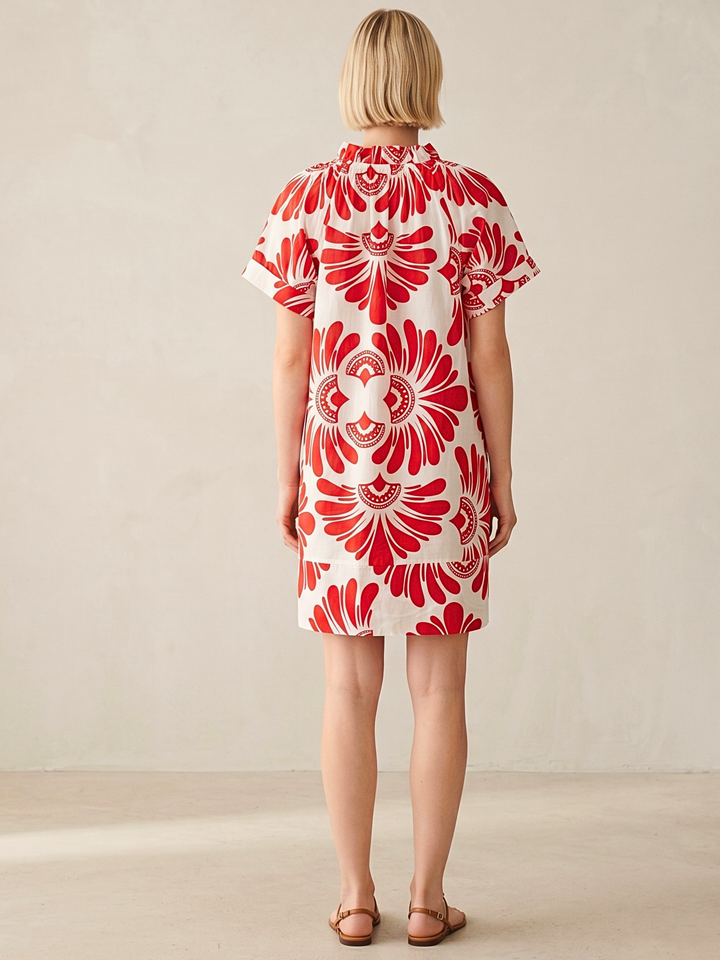 Tabitha Minimalist Cotton Poplin Shift Dress