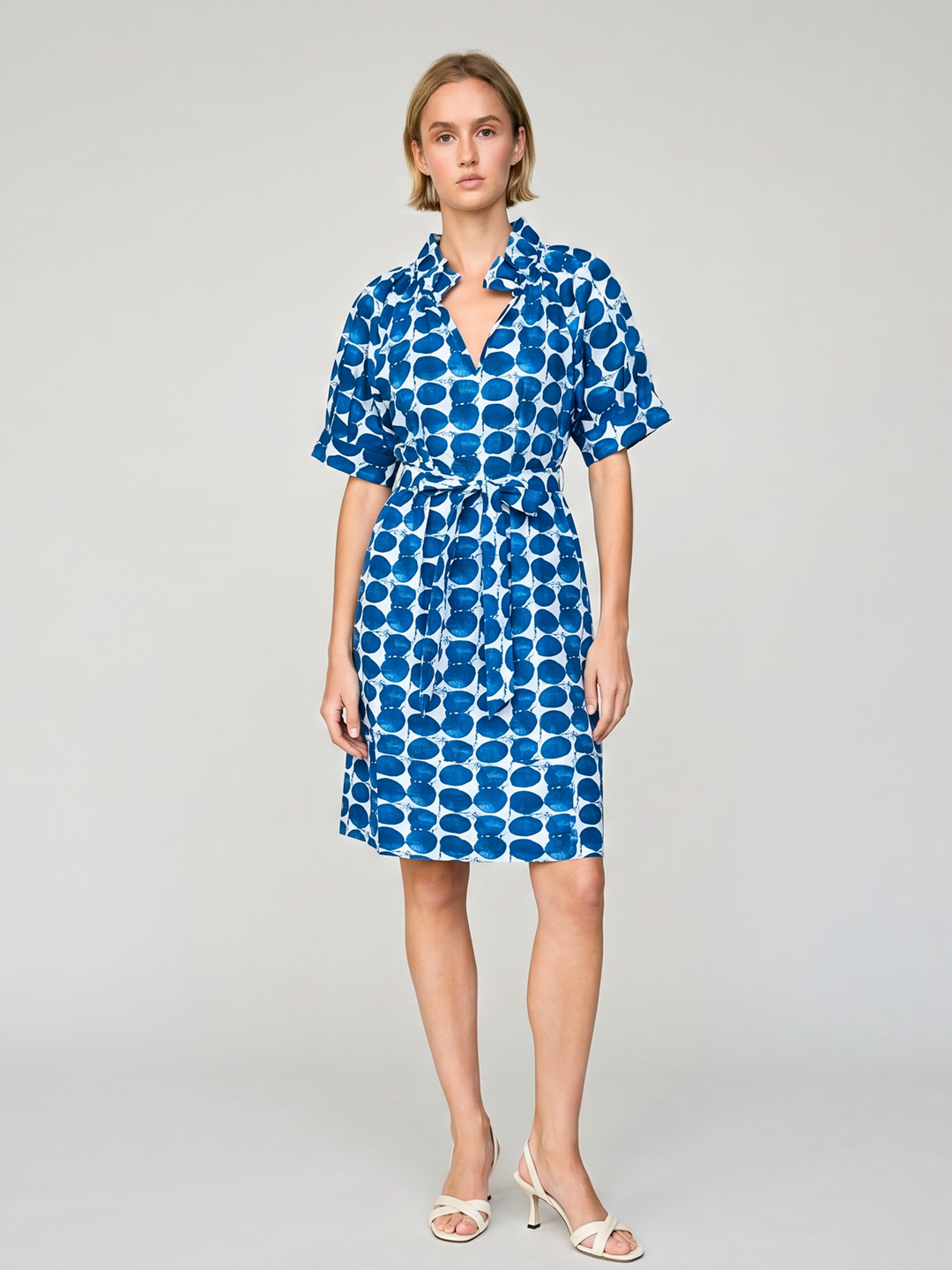 Tabitha Minimalist Cotton Poplin Shift Dress