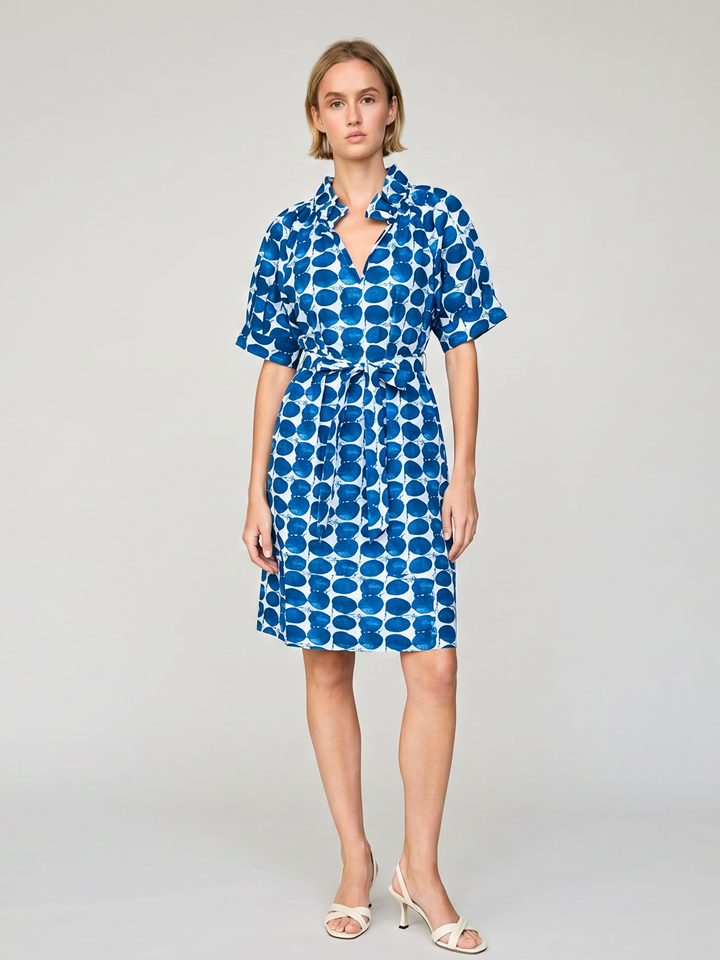 Tabitha Minimalist Cotton Poplin Shift Dress
