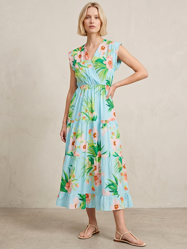 Tahoe Tiered Midi Dress