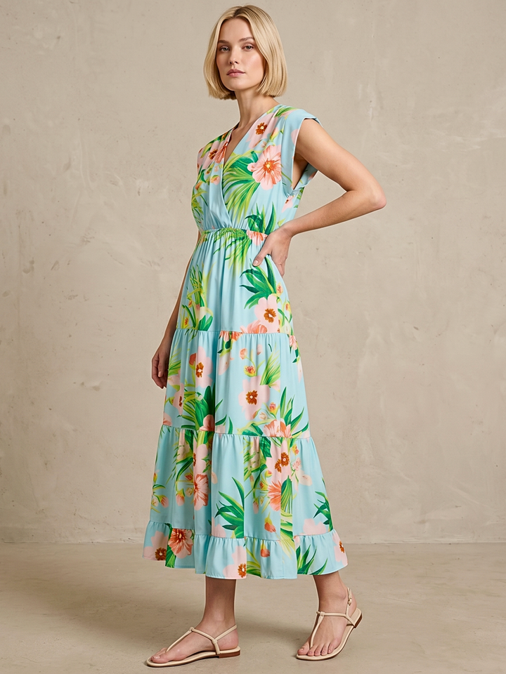 Tahoe Tiered Midi Dress