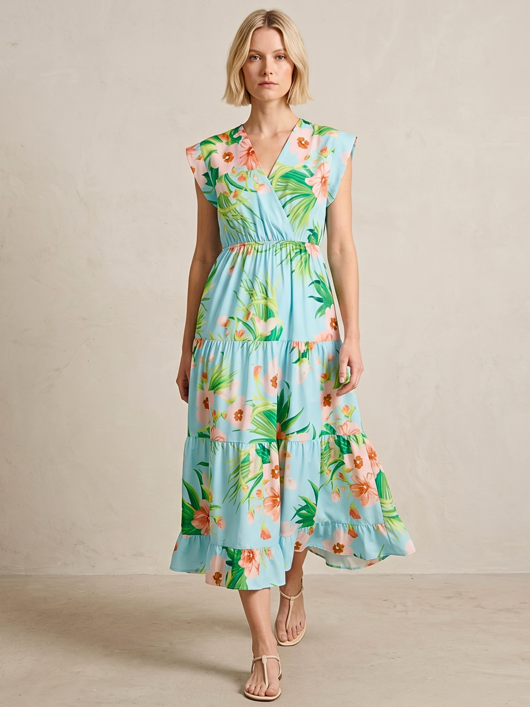 Tahoe Tiered Midi Dress