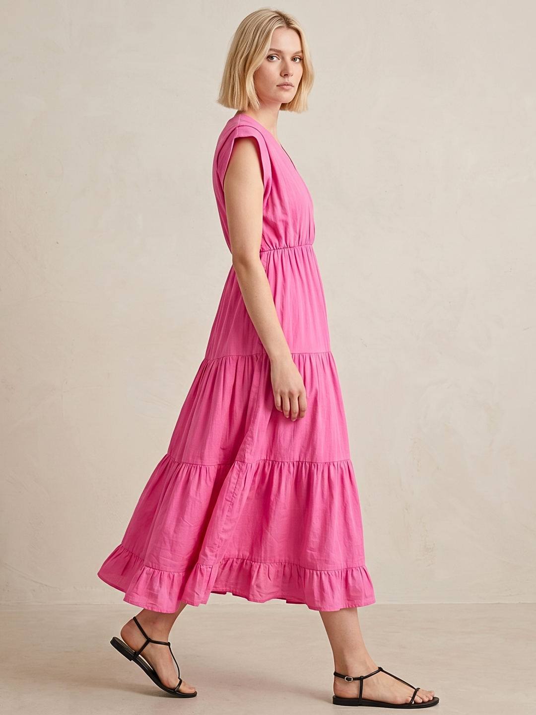Tahoe Tiered Midi Dress