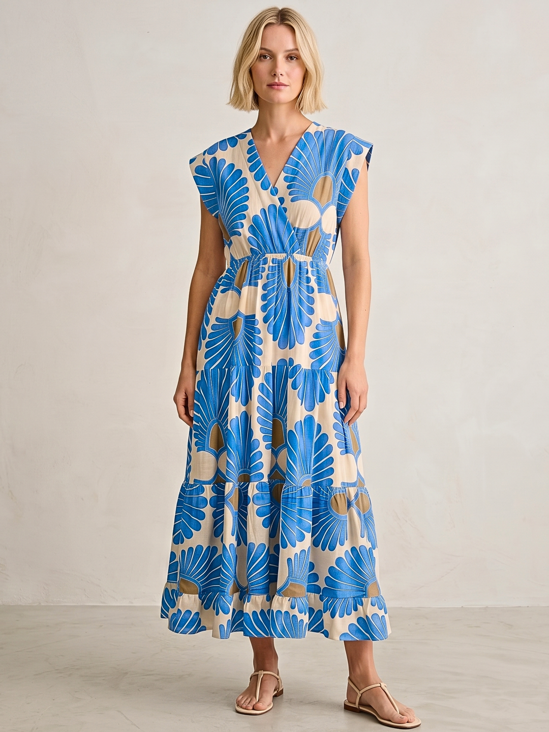 Tahoe Tiered Midi Dress