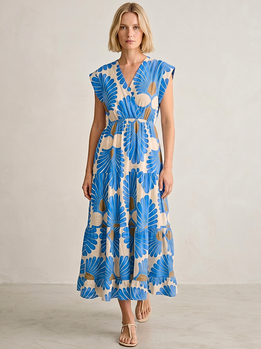 Tahoe Tiered Midi Dress