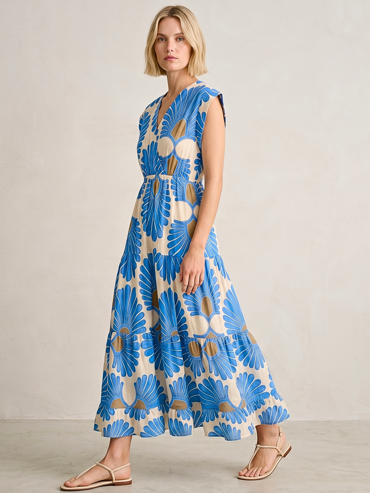 Tahoe Tiered Midi Dress