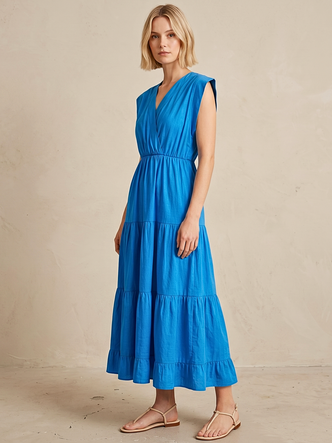 Tahoe Tiered Midi Dress
