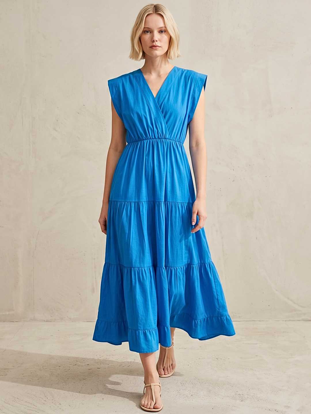 Tahoe Tiered Midi Dress