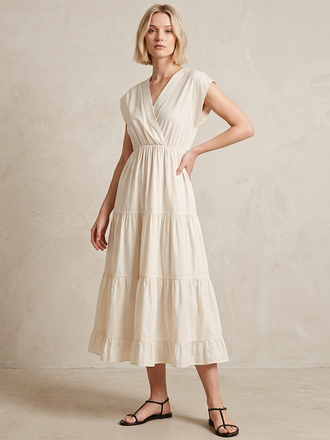 Tahoe Tiered Midi Dress