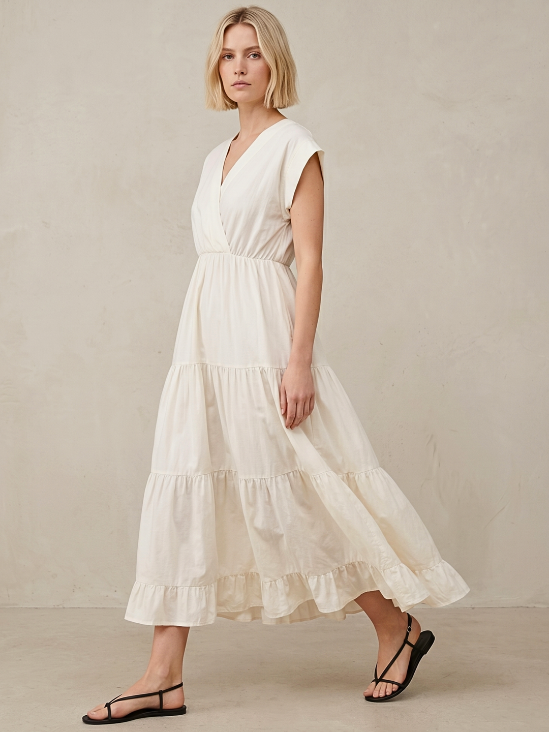 Tahoe Tiered Midi Dress