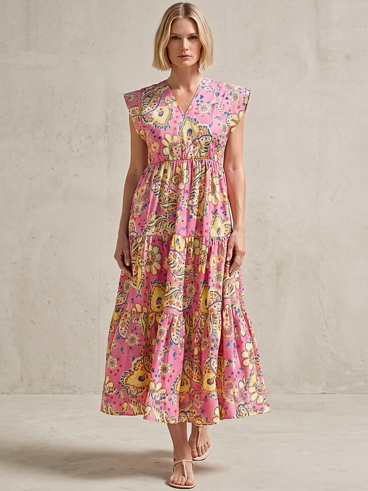 Tahoe Tiered Midi Dress