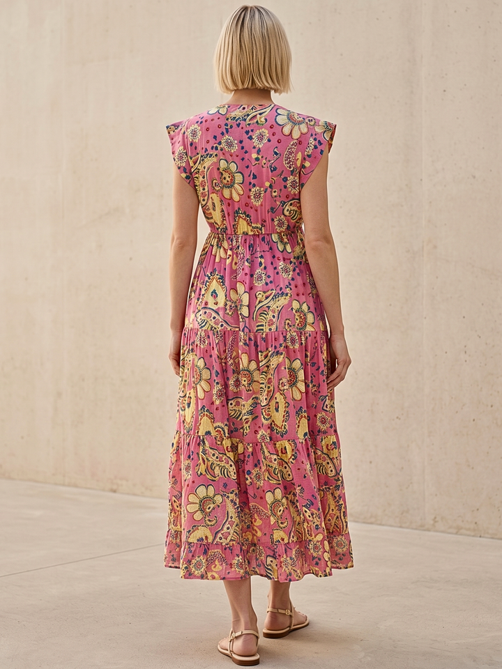 Tahoe Tiered Midi Dress