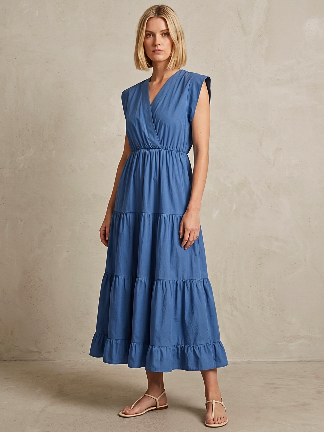 Tahoe Tiered Midi Dress