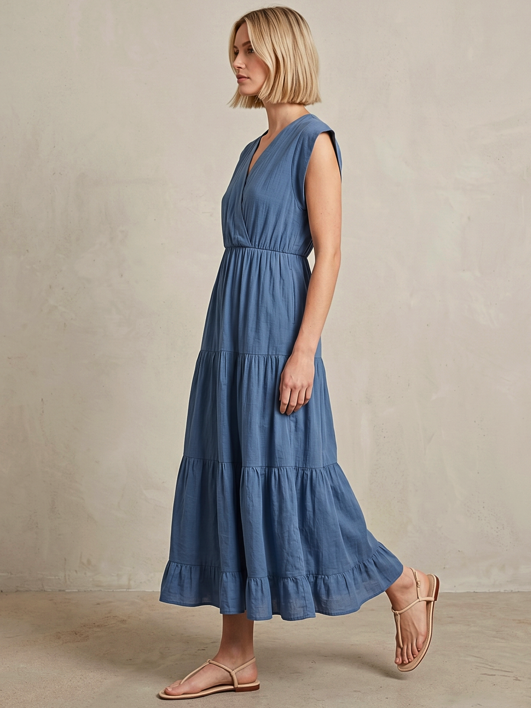 Tahoe Tiered Midi Dress