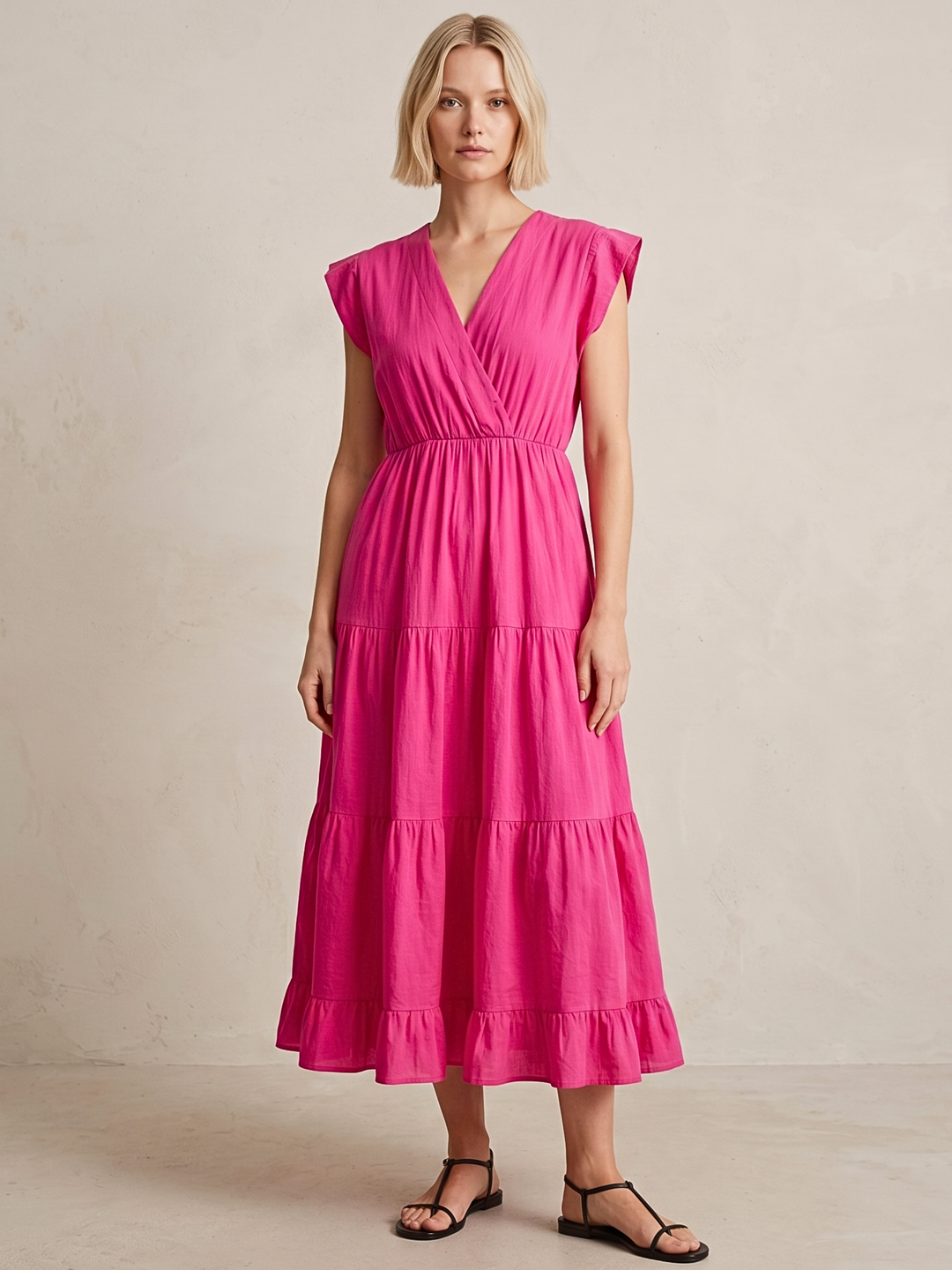 Tahoe Tiered Midi Dress