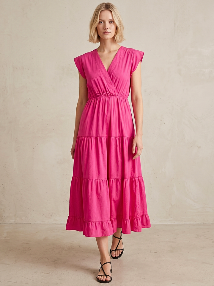 Tahoe Tiered Midi Dress