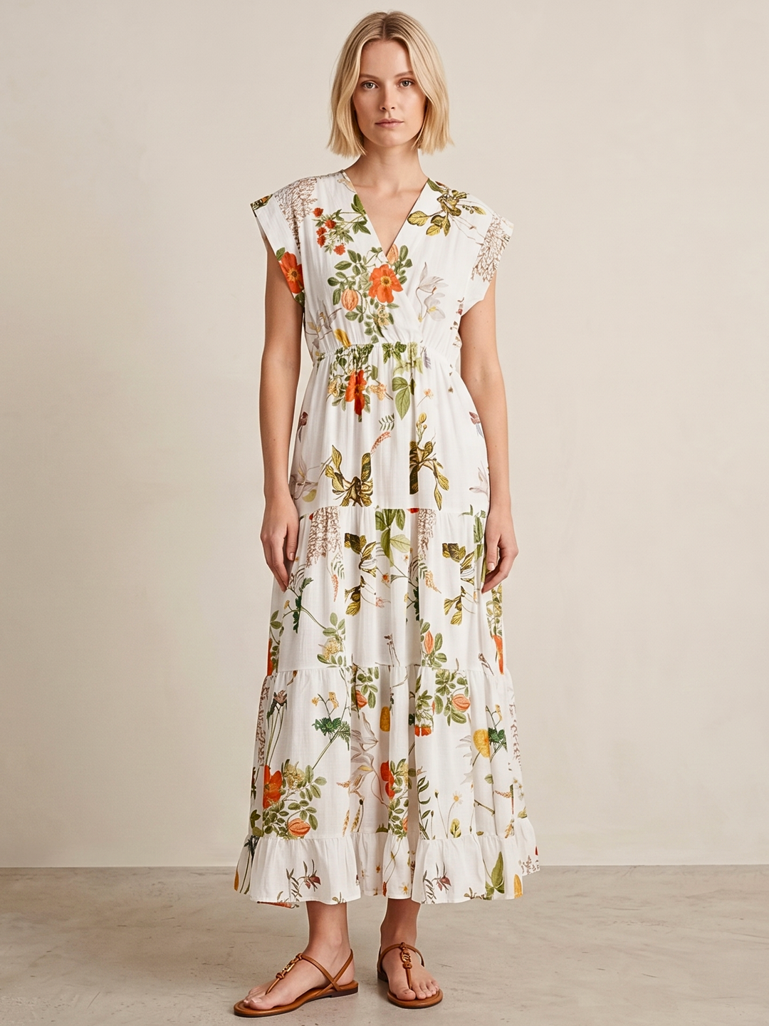 Tahoe Tiered Midi Dress