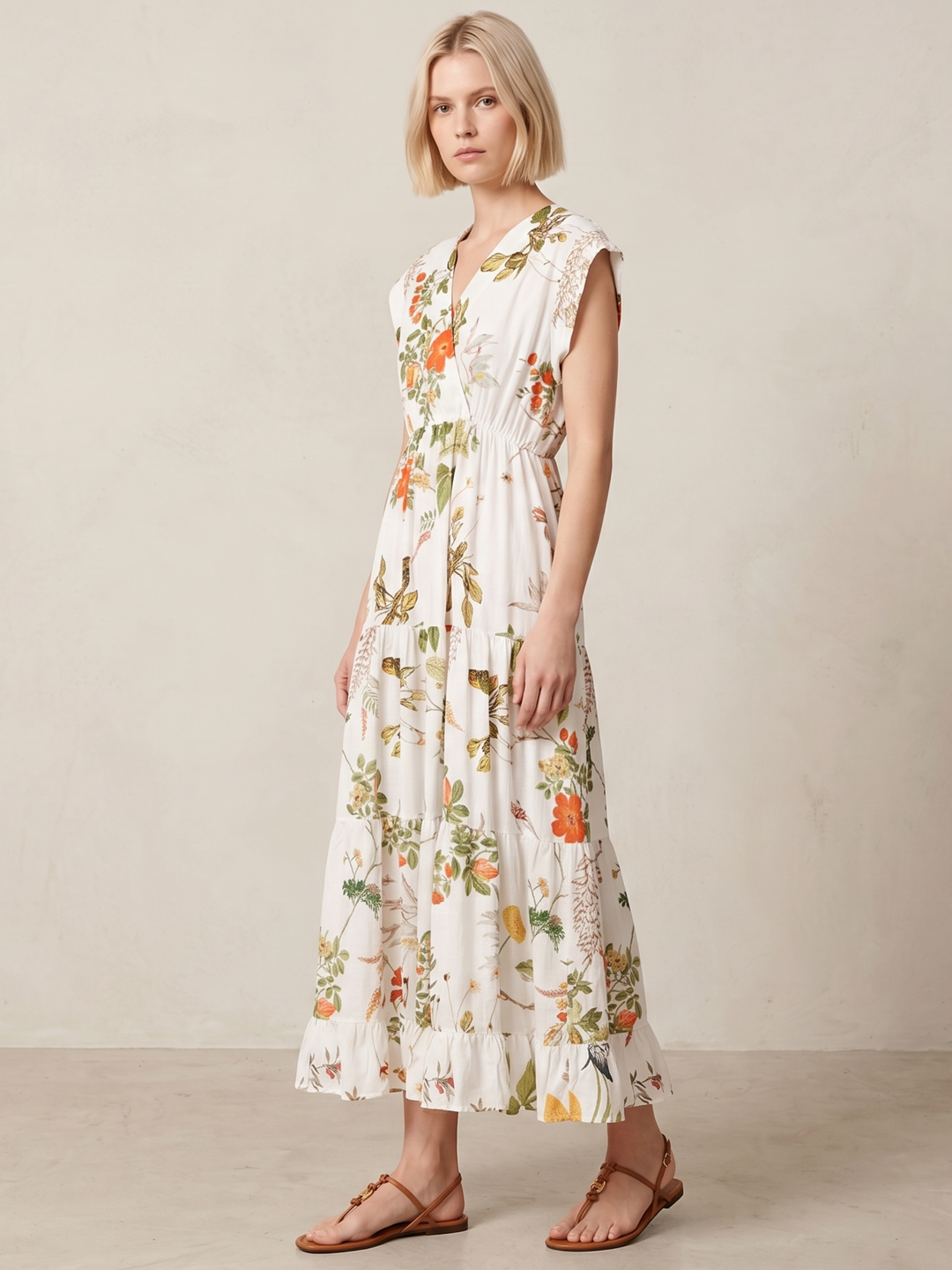 Tahoe Tiered Midi Dress