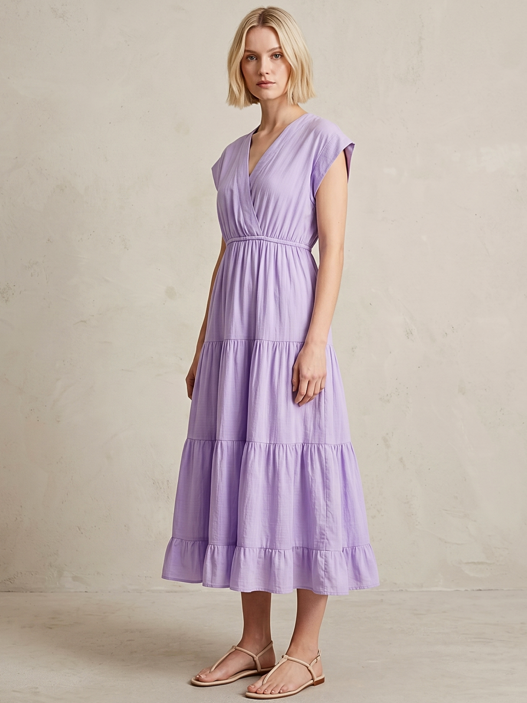 Tahoe Tiered Midi Dress
