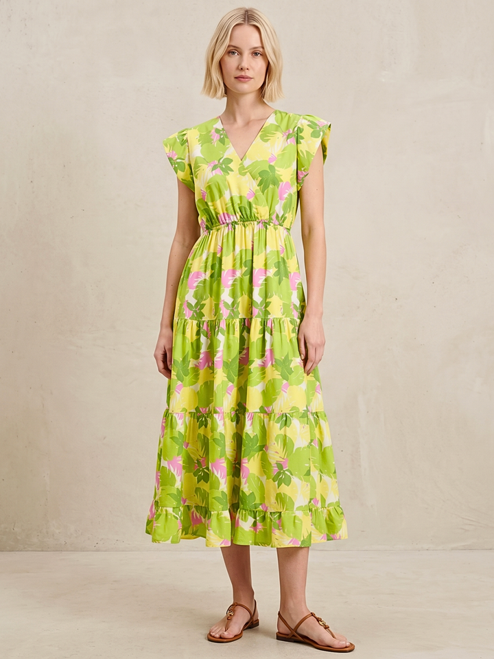 Tahoe Tiered Midi Dress