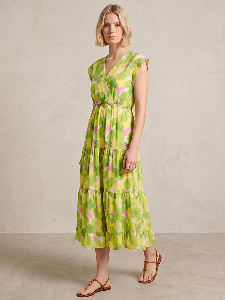 Tahoe Tiered Midi Dress
