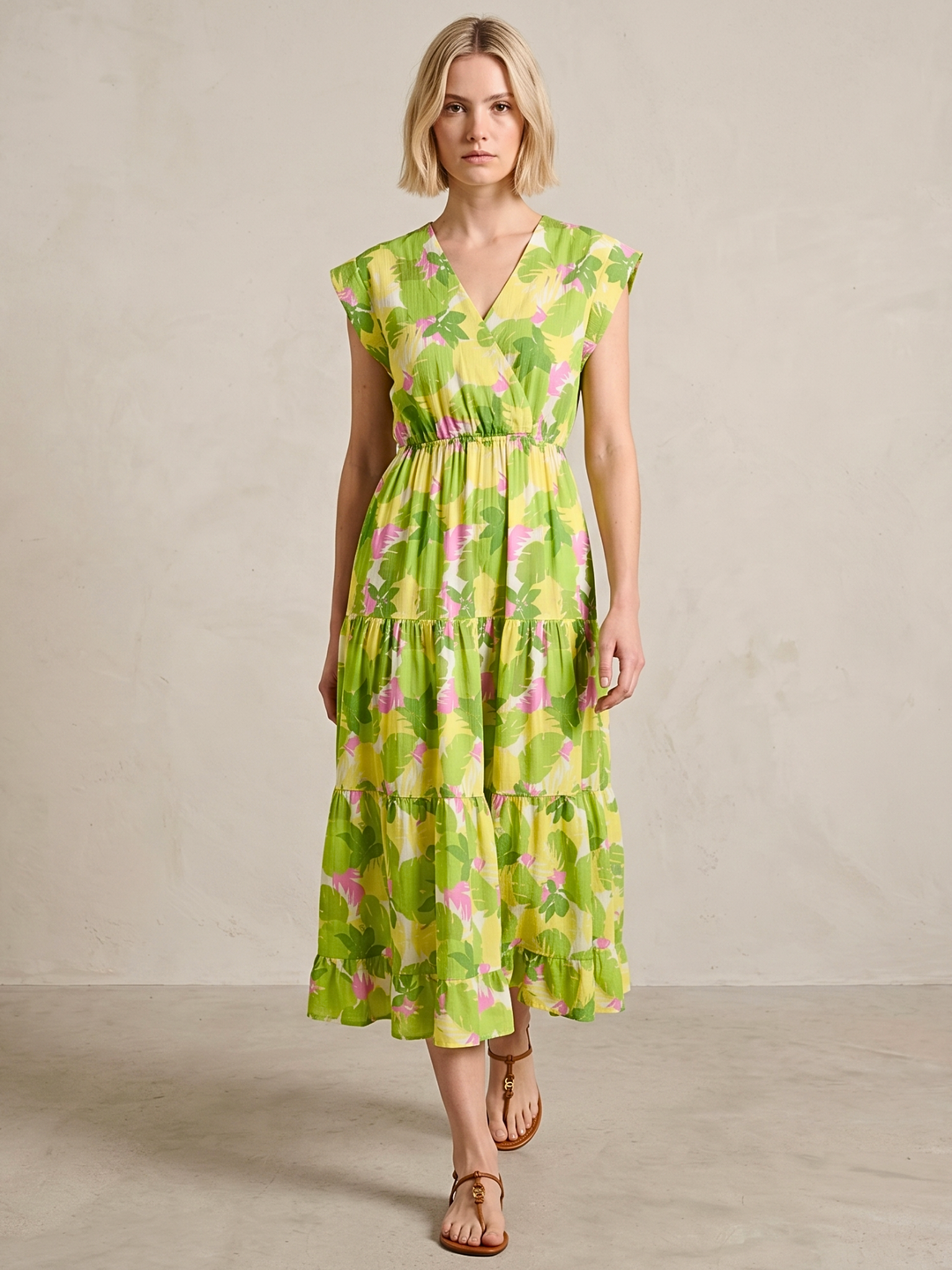 Tahoe Tiered Midi Dress