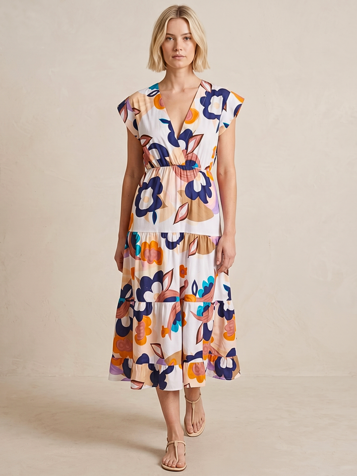 Tahoe Tiered Midi Dress