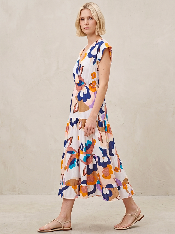 Tahoe Tiered Midi Dress